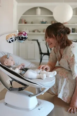 Обзор качелей UPPAbaby Mamaroo Smart Swing